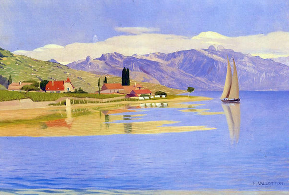  Felix Vallotton The Port of Pully - Art Print