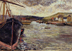  Paul Gauguin The Port of Rouen - Art Print