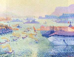  Henri Pearson The Port of Toulon - Art Print