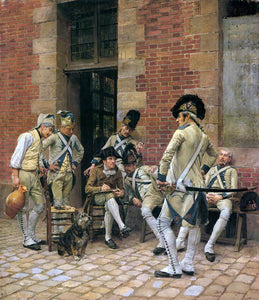  Jean-Louis Ernest Meissonier The Portrait of a Sergeant - Art Print