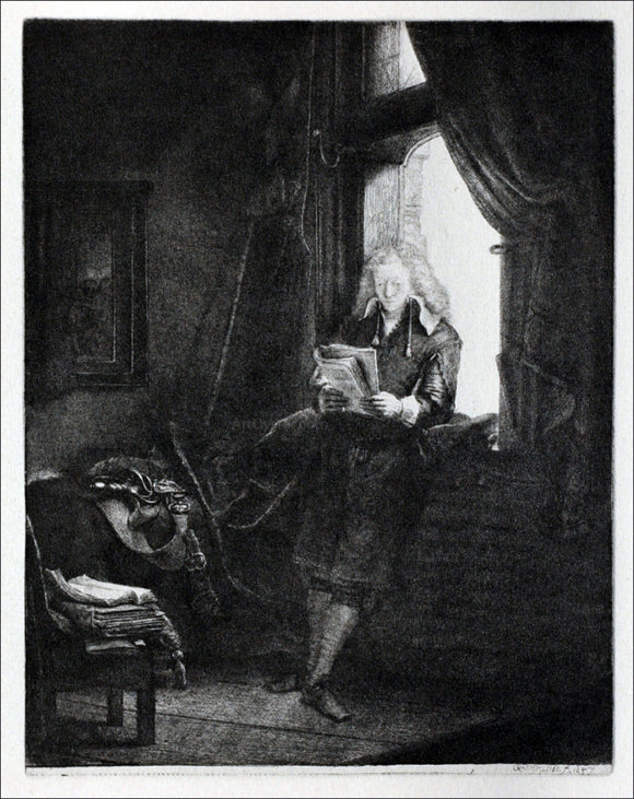 Jan Van Rijn Rembrandt Van Rijn The Portrait of Jan Six Art Print – printoyster.com