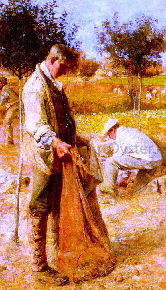  Flora MacDonald Reid The Potato Harvesters - Art Print