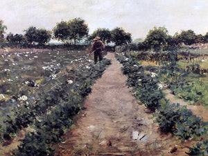  William Merritt Chase The Potato Patch (also known as Garden, Shinnecock) - Art Print