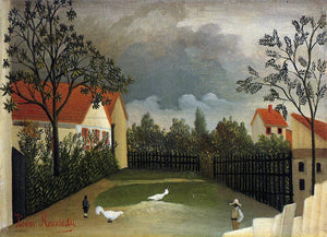  Henri Rousseau The Poultry Yard - Art Print