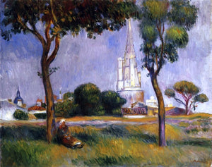  Pierre Auguste Renoir The Powder Magazine at La Rochelle - Art Print