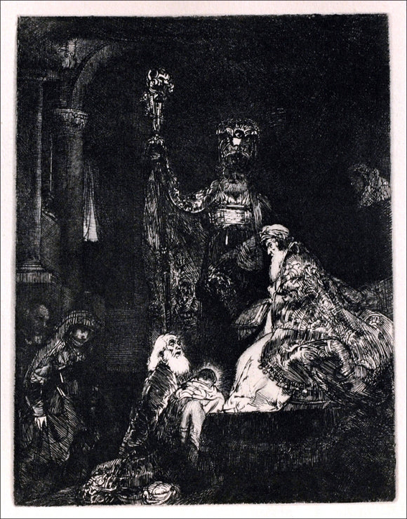  Rembrandt Van Rijn The Presentation - Art Print