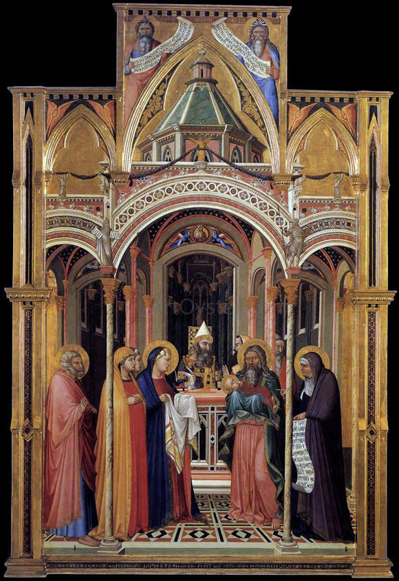  Ambrogio Lorenzetti The Presentation in the Temple - Art Print
