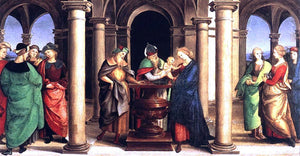  Raphael The Presentation in the Temple (Oddi altar, predella) - Art Print