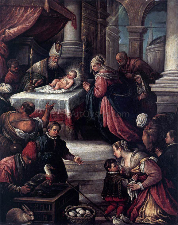  Francesco Bassano The Presentation of Christ in the Temple - Art Print