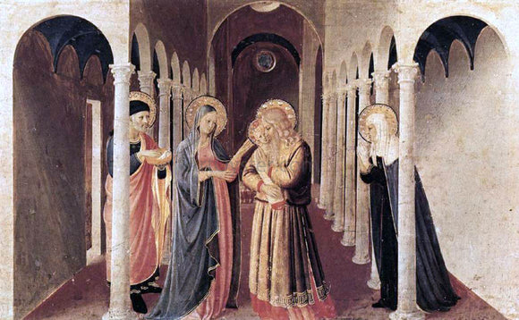  Fra Angelico The Presentation of Christ in the Temple (The Cortona Altarpiece) - Art Print