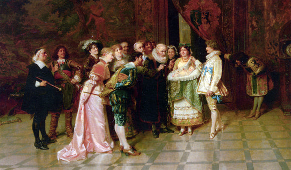  Giocomo Mantegazza The Presentation of the Newborn - Art Print