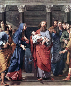  Philippe De Champaigne The Presentation of the Temple - Art Print
