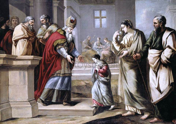  Pierre Mignard The Presentation of the Virgin in the Temple - Art Print