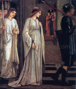  Sir Edward Burne-Jones The Princess Sabra Led to the Dragon - Art Print