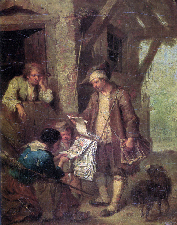  Joseph Conrad Seekatz The Print Seller - Art Print