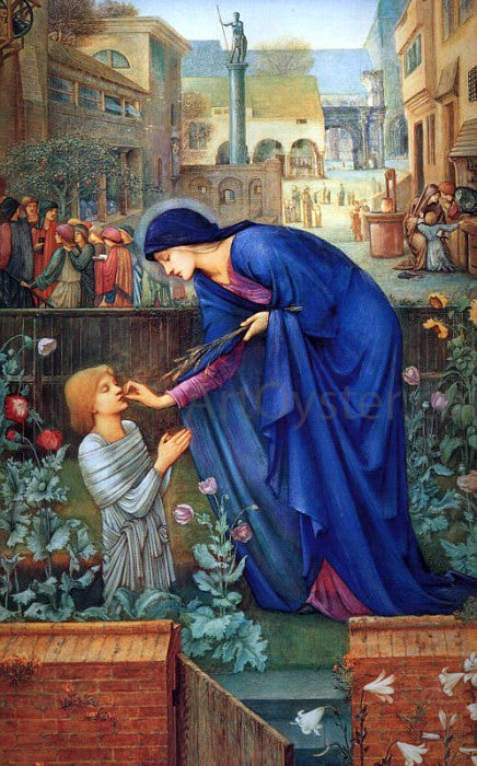  Sir Edward Burne-Jones The Prioress' Tale - Art Print