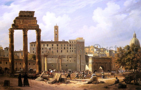  Otto Wagner The Prisoners' Excavation of the Roman Forum - Art Print