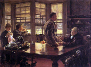  James Tissot The Prodigal Son in Modern Life: the Departure - Art Print