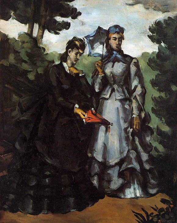  Paul Cezanne The Promenade - Art Print