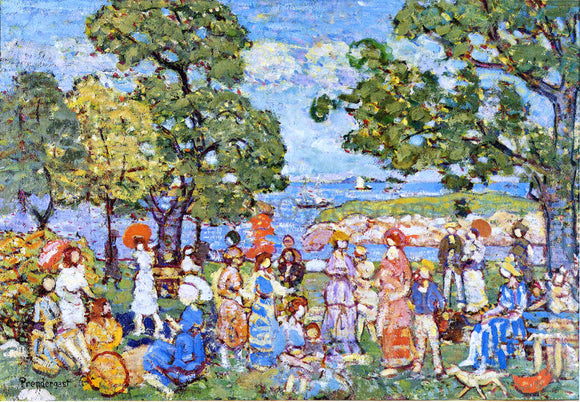  Maurice Prendergast The Promenade - Art Print