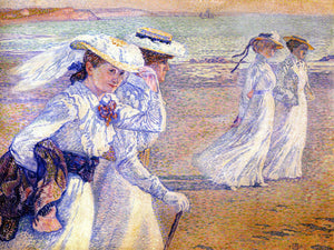  Theo Van Rysselberghe The Promenade - Art Print