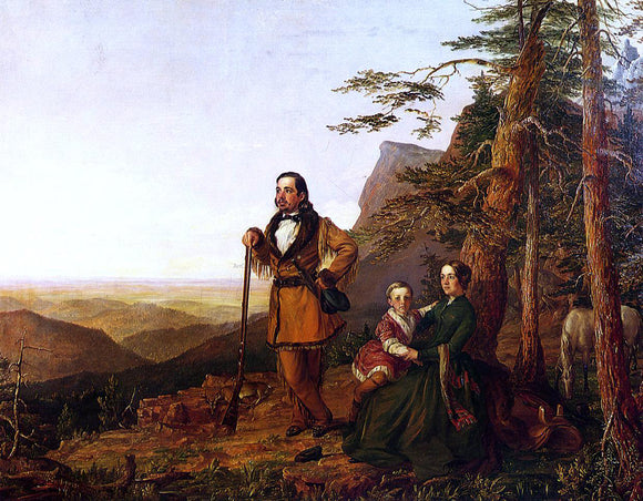  William S Jewett The Promised Land - The Grayson Family - Art Print