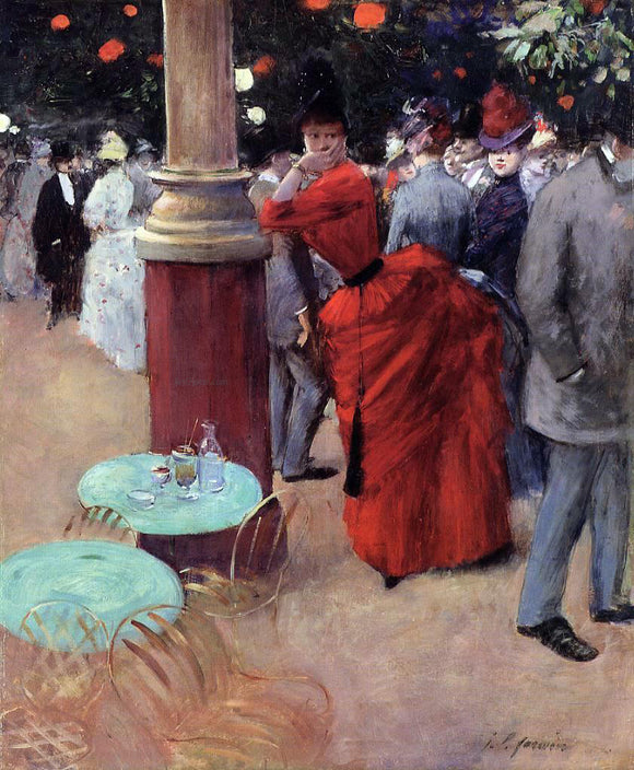  Jean-Louis Forain The Public Garden - Art Print