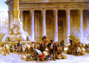  Keeley Halswelle The Quack Doctor Of The Piazza Rotonda, Rome - Art Print