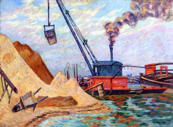  Armand Guillaumin The Quai d'Austerlitz - Art Print