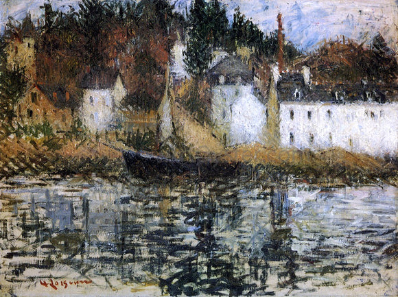  Gustave Loiseau The Quay at Pont Aven - Art Print