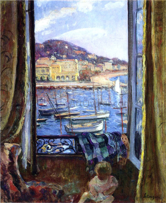  Henri Lebasque A Quay at St Pierre in Cannes - Art Print