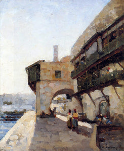  Albert Lebourg The Quay de l'Amiraute in Algiers - Art Print