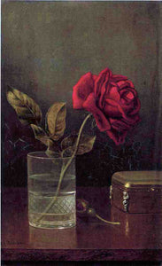  Martin Johnson Heade The Queen of Roses - Art Print