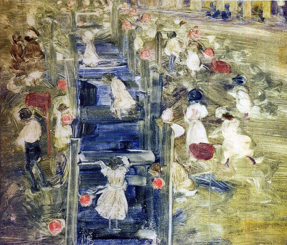  Maurice Prendergast The Race - Art Print