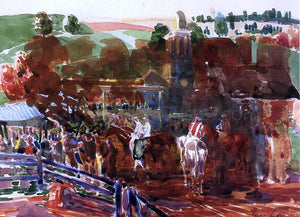  George Luks The Race Track - Art Print