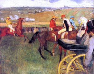  Edgar Degas The Racecourse, Amateur Jockeys - Art Print