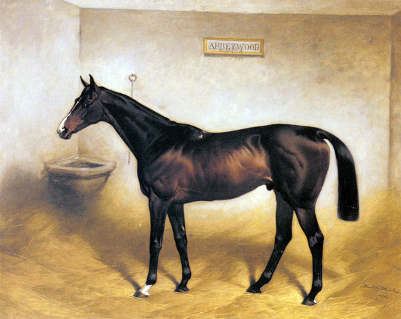  Basil Nightingale The Racehorse Abbeywood In A Stable - Art Print