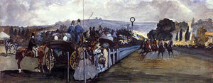  Edouard Manet The Races at Longchamp - Art Print