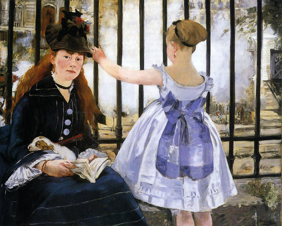  Edouard Manet The Railroad - Art Print