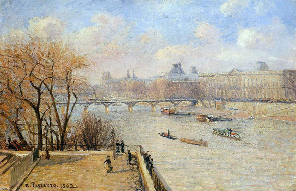  Camille Pissarro The Raised Terrace of the Pont-Neuf - Art Print