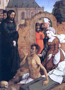  Juan De Flandes The Raising of Lazarus - Art Print