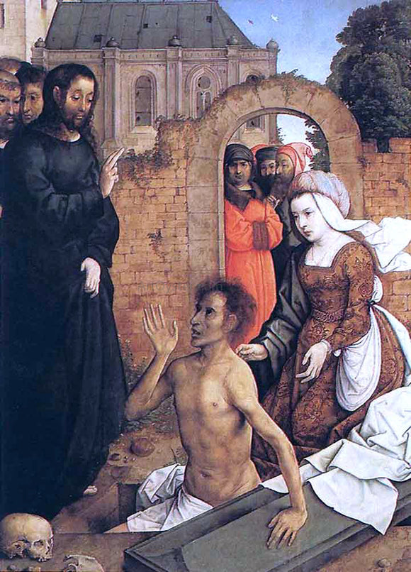  Juan De Flandes The Raising of Lazarus - Art Print