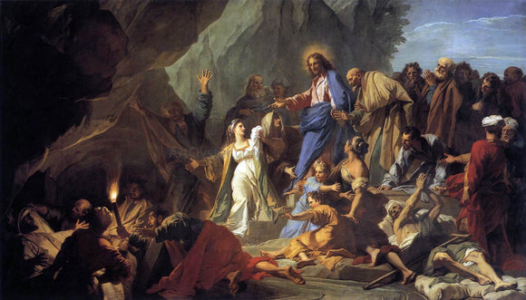  Jean-Baptiste Jouvenet The Raising of Lazarus - Art Print