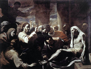  Mattia Preti The Raising of Lazarus - Art Print