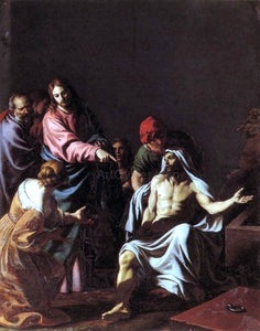  Alessandro Turchi The Raising of Lazarus - Art Print