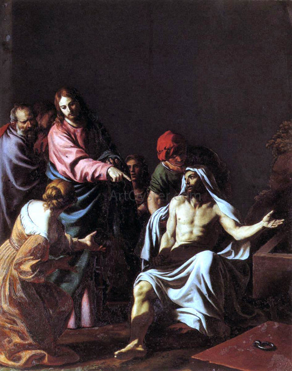  Alessandro Turchi The Raising of Lazarus - Art Print