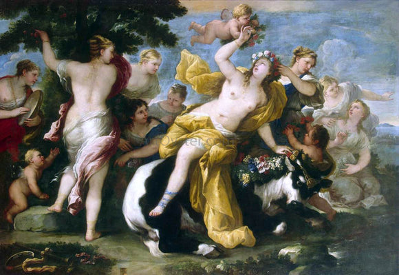  Luca Giordano The Rape of Europa - Art Print