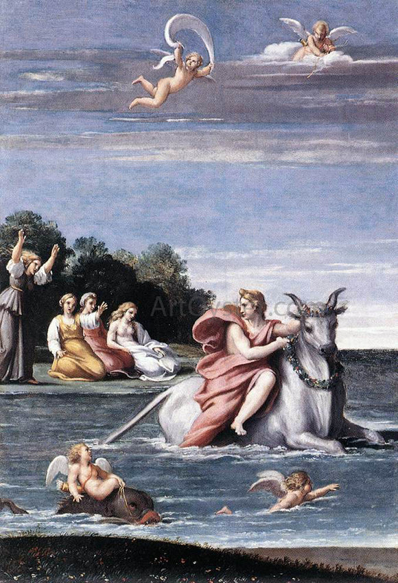  Antonio Carracci The Rape of Europa - Art Print