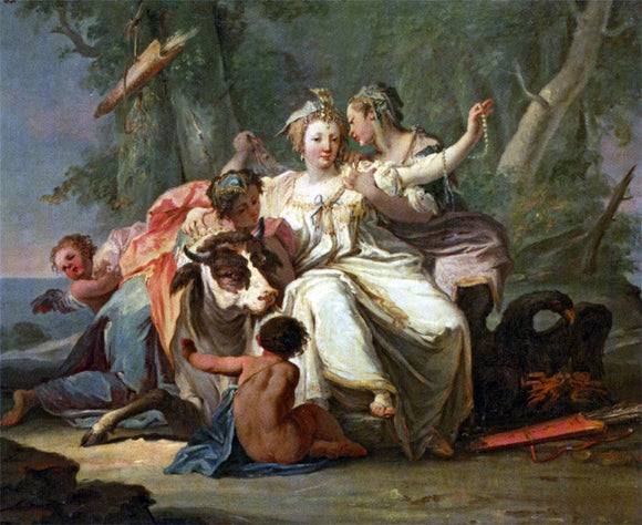  Giovanni Battista Crosato The Rape of Europa - Art Print