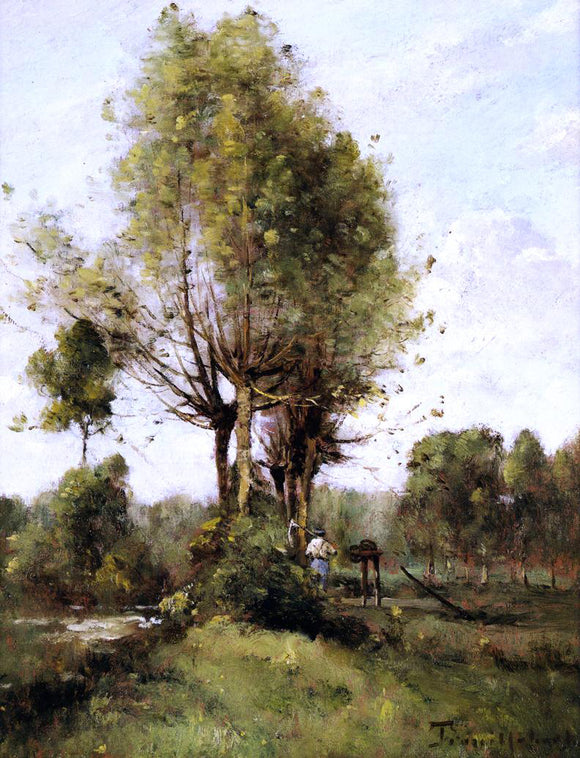  Paul Desire Trouillebert The Reaper by the River - Art Print